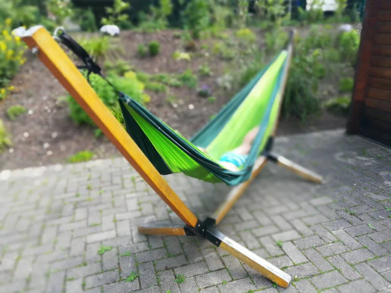 Hängematte auf der Liegewiese