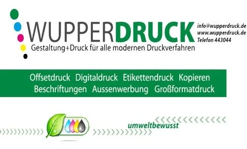 Werbung Wupperdruck